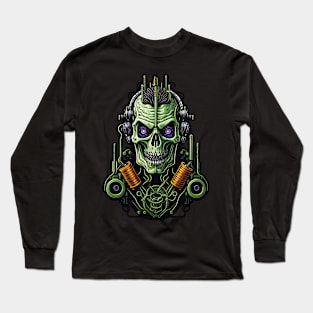 Cyborg Heads Long Sleeve T-Shirt